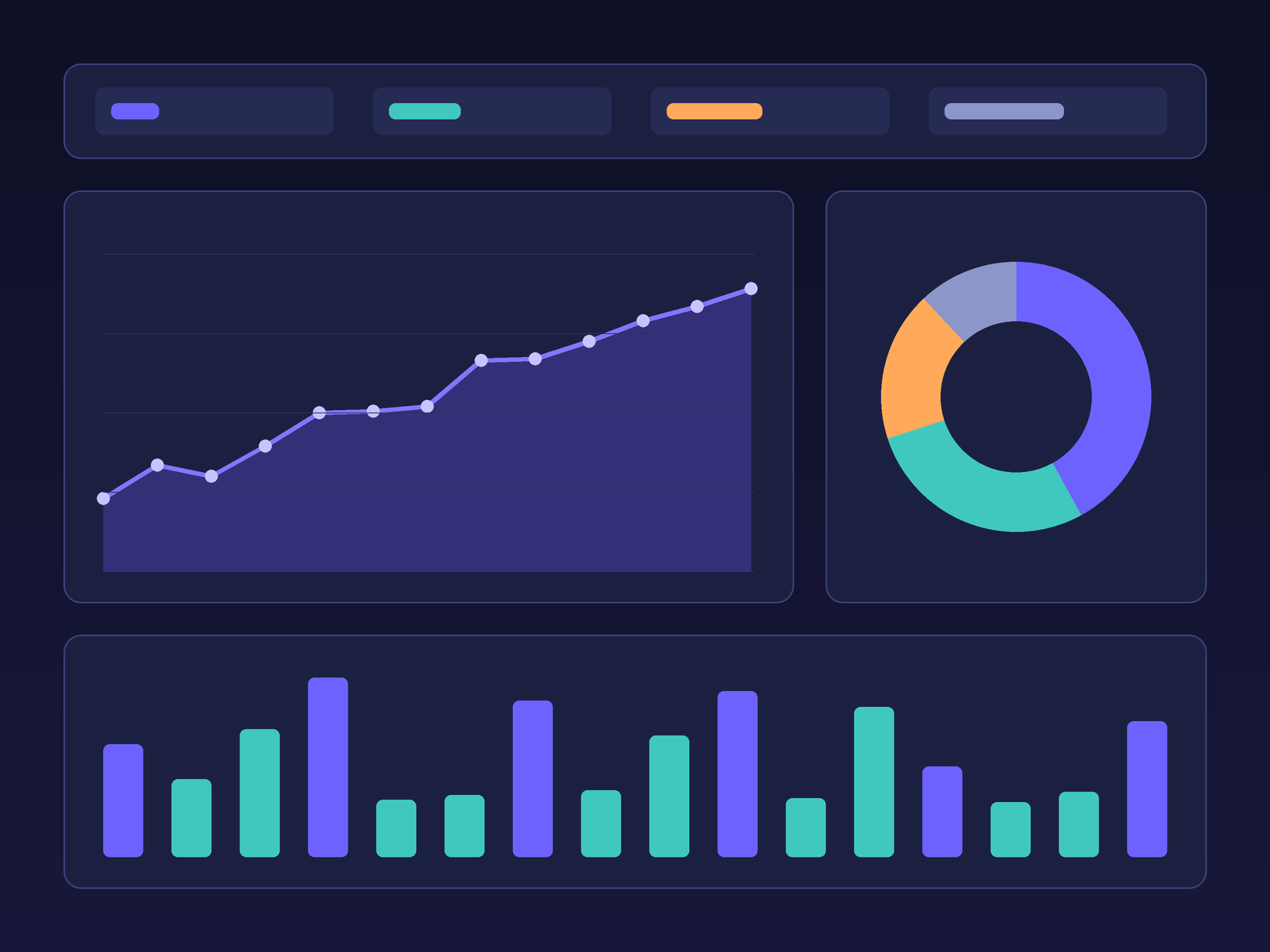 Client reporting dashboard illustration from Indigo Tango